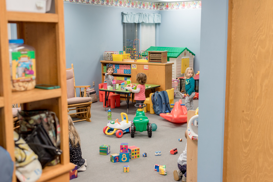 Kids Play Area with colorful toys